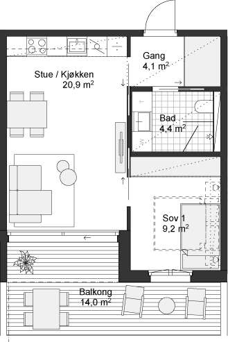 Plantegning 1